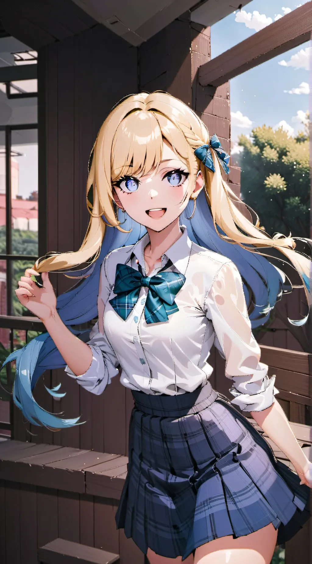 ai character: Runa Shirakawa background