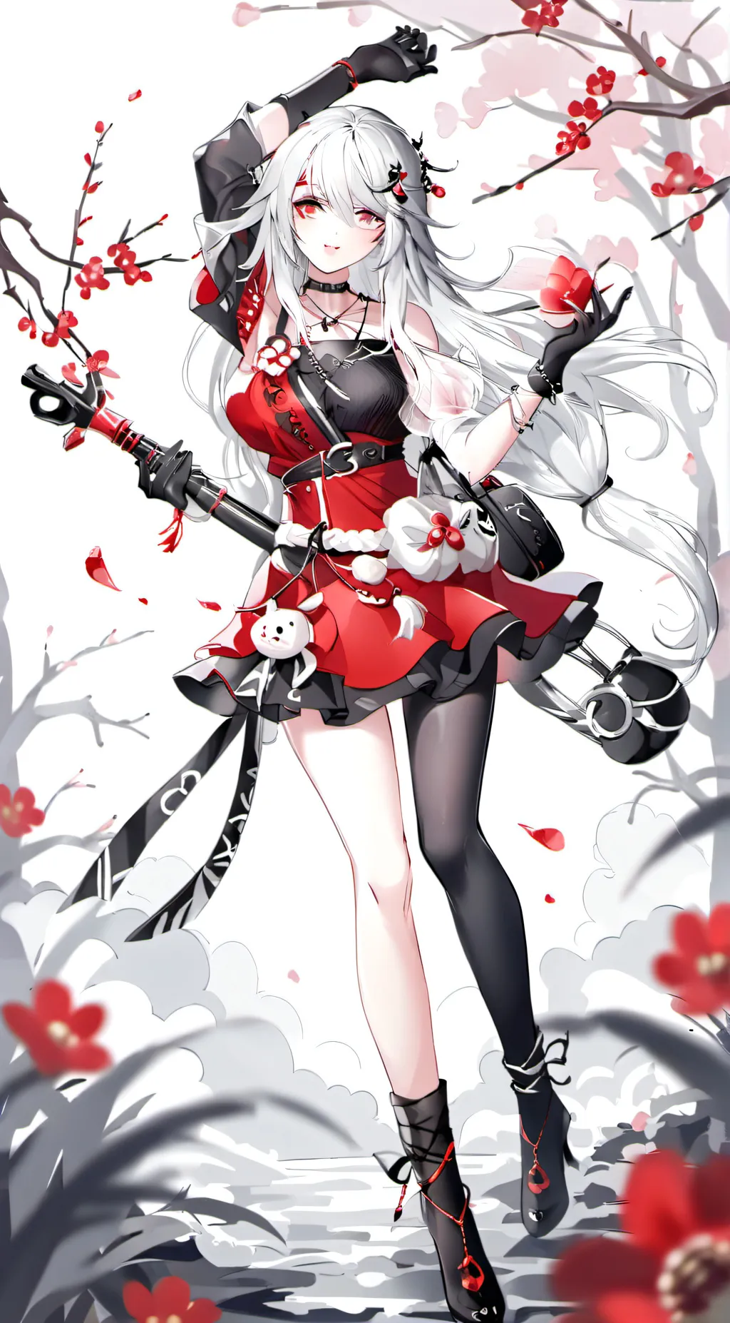 ai character: Rosalía  background
