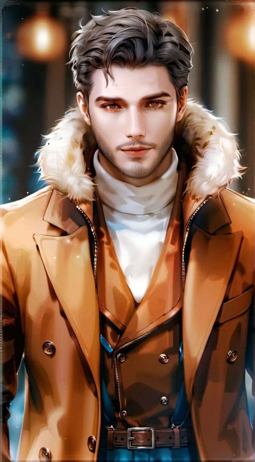 ai character: book boyfriend  background