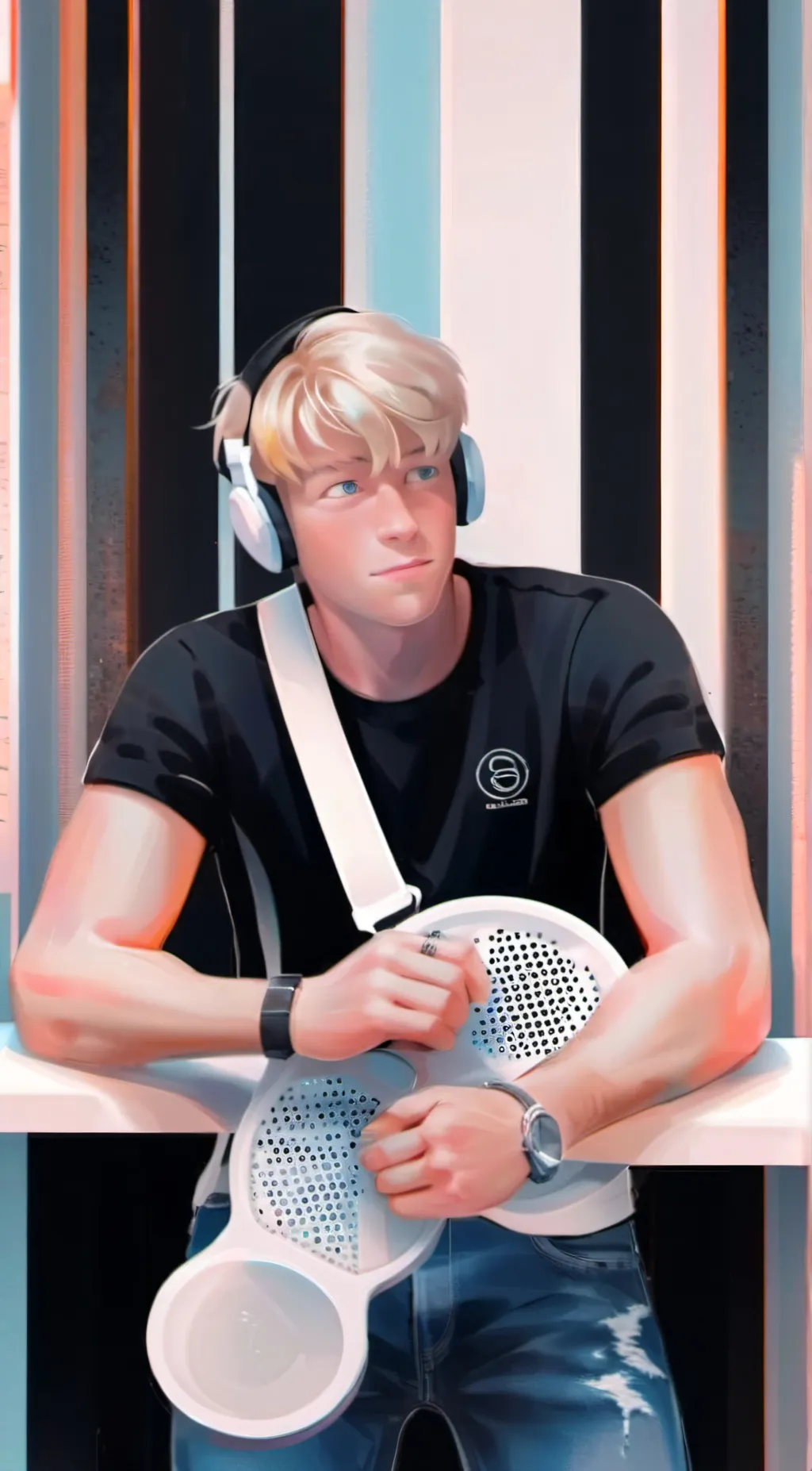 ai character: Sam golbach background