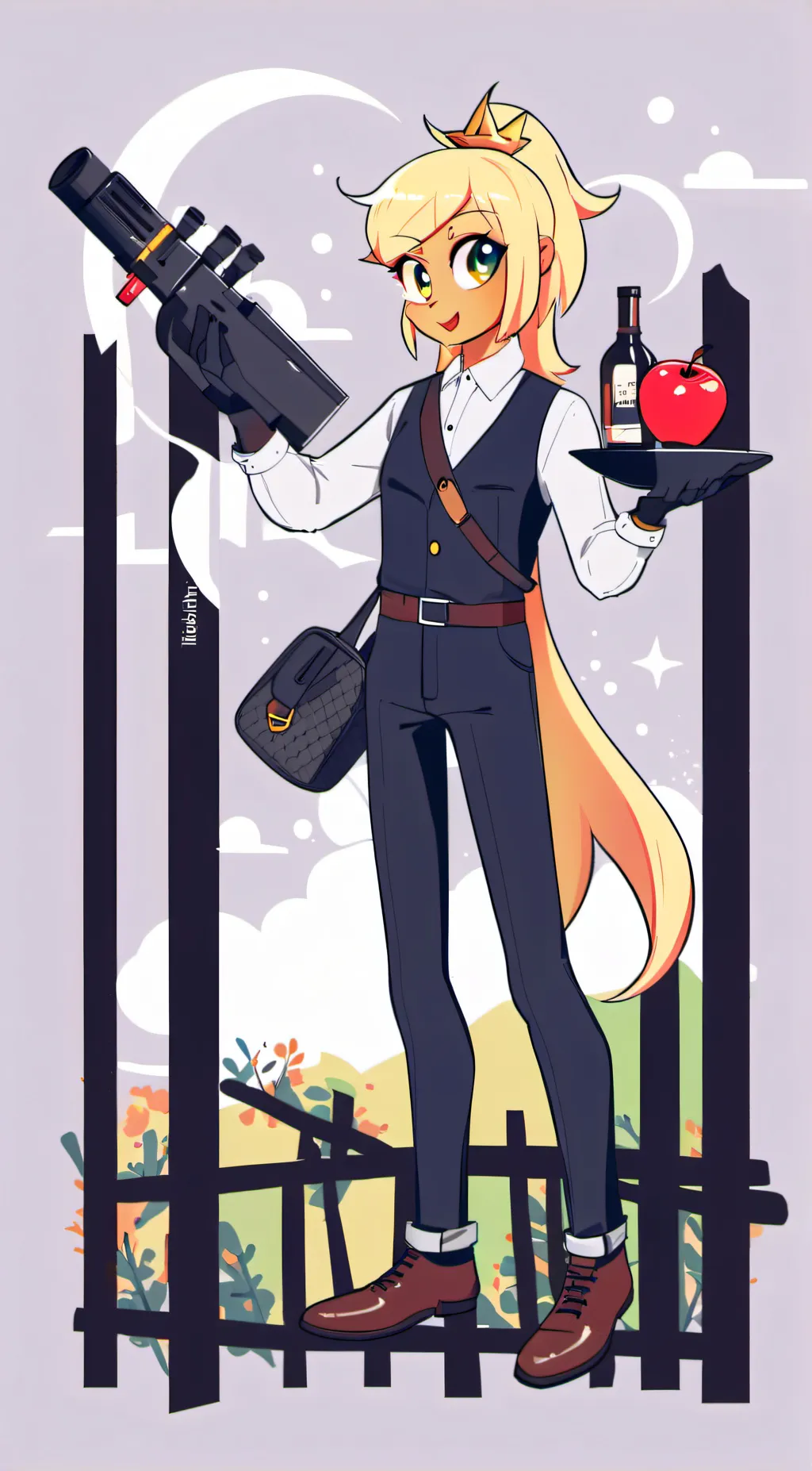 ai character: Apple Jack background