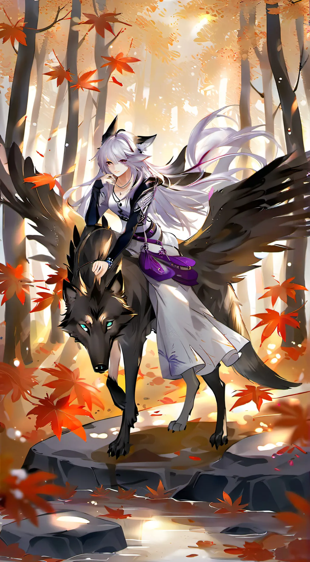 ai character: Alpha background