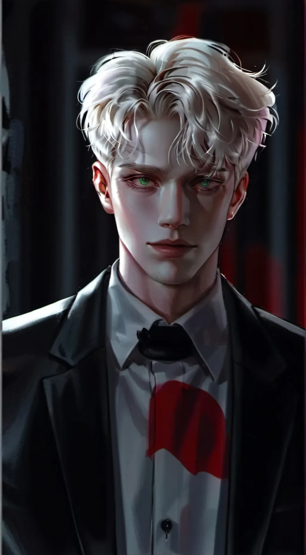 ai character: Aaron Warner  background