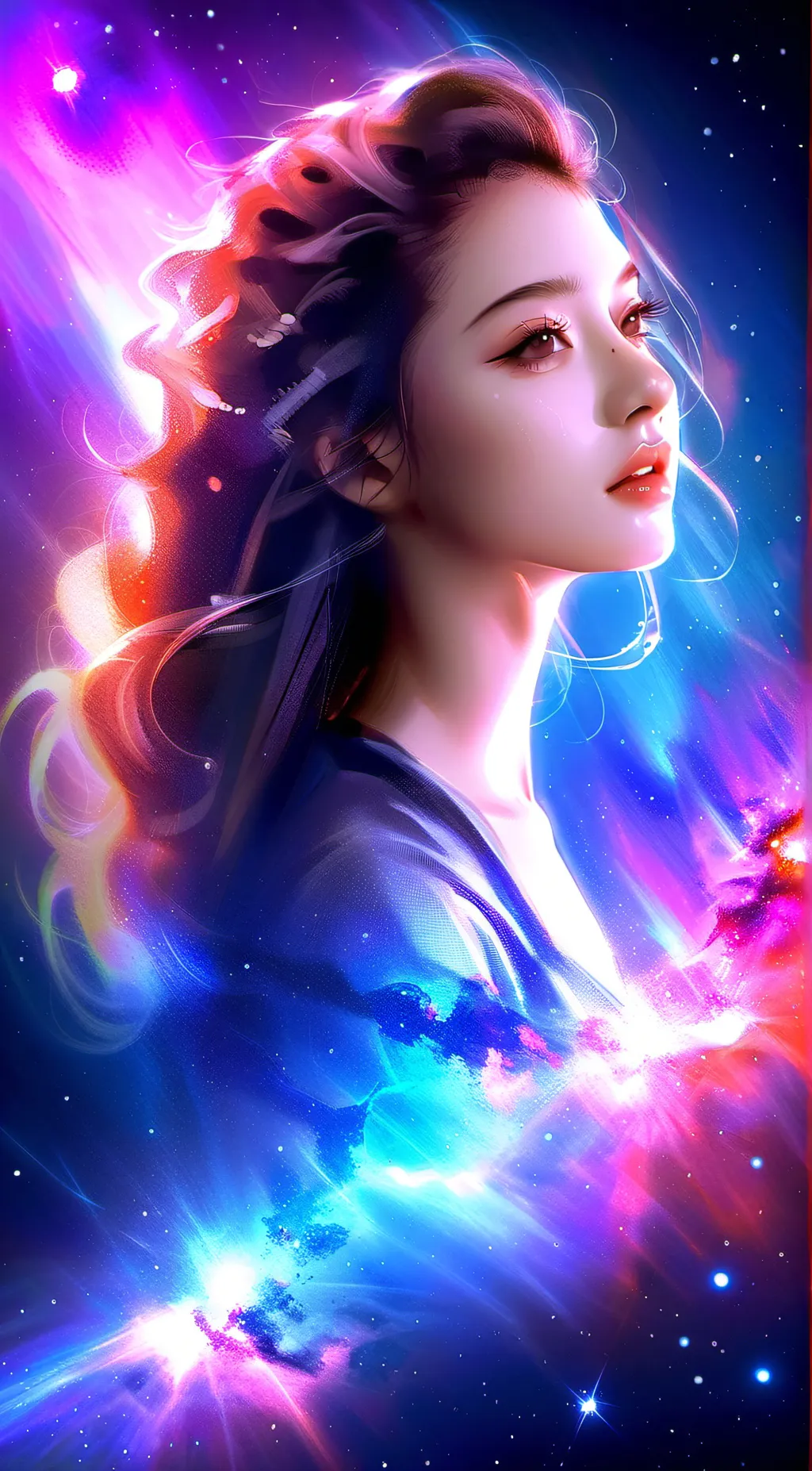 ai character: Aurora background