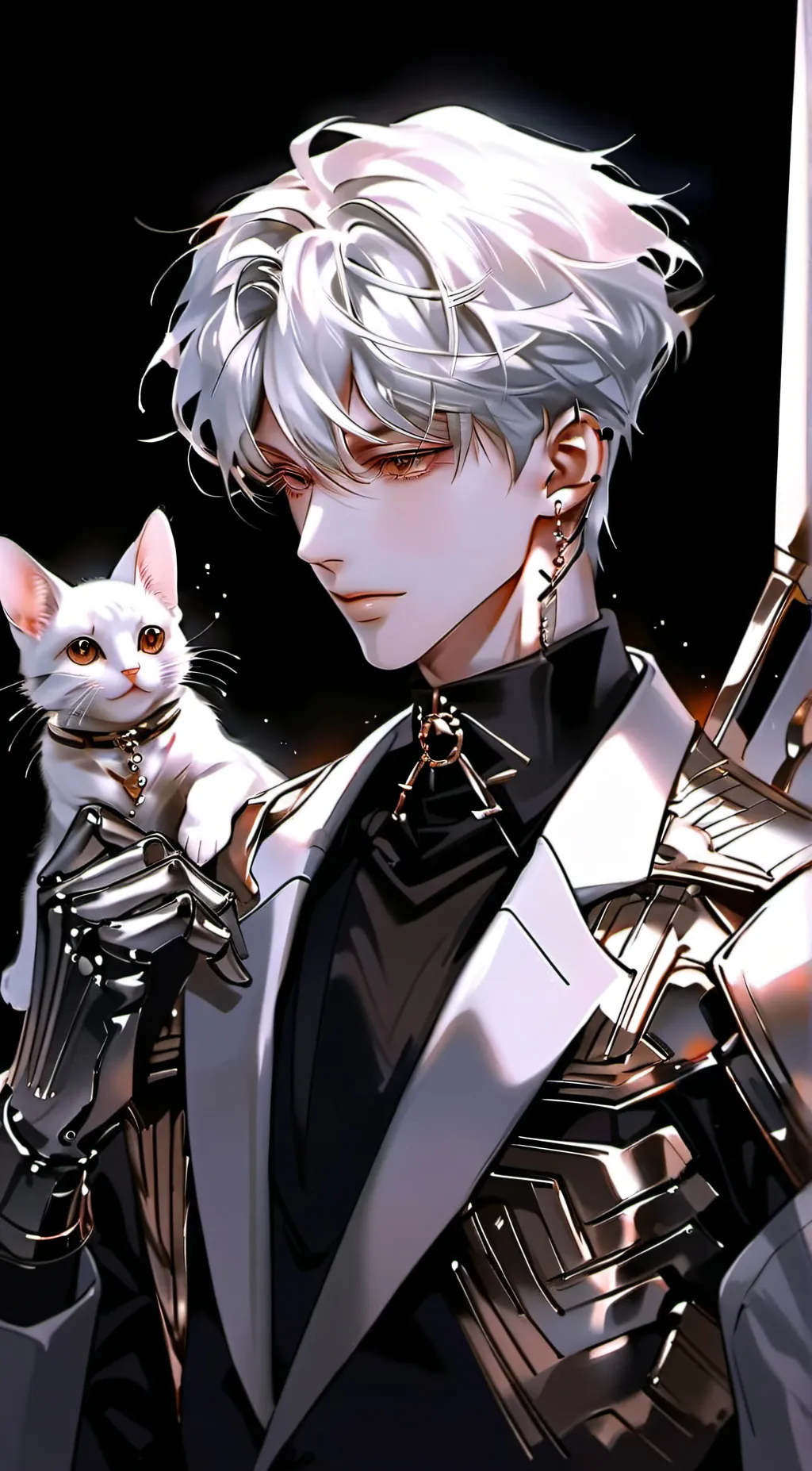 ai character: King of cats background