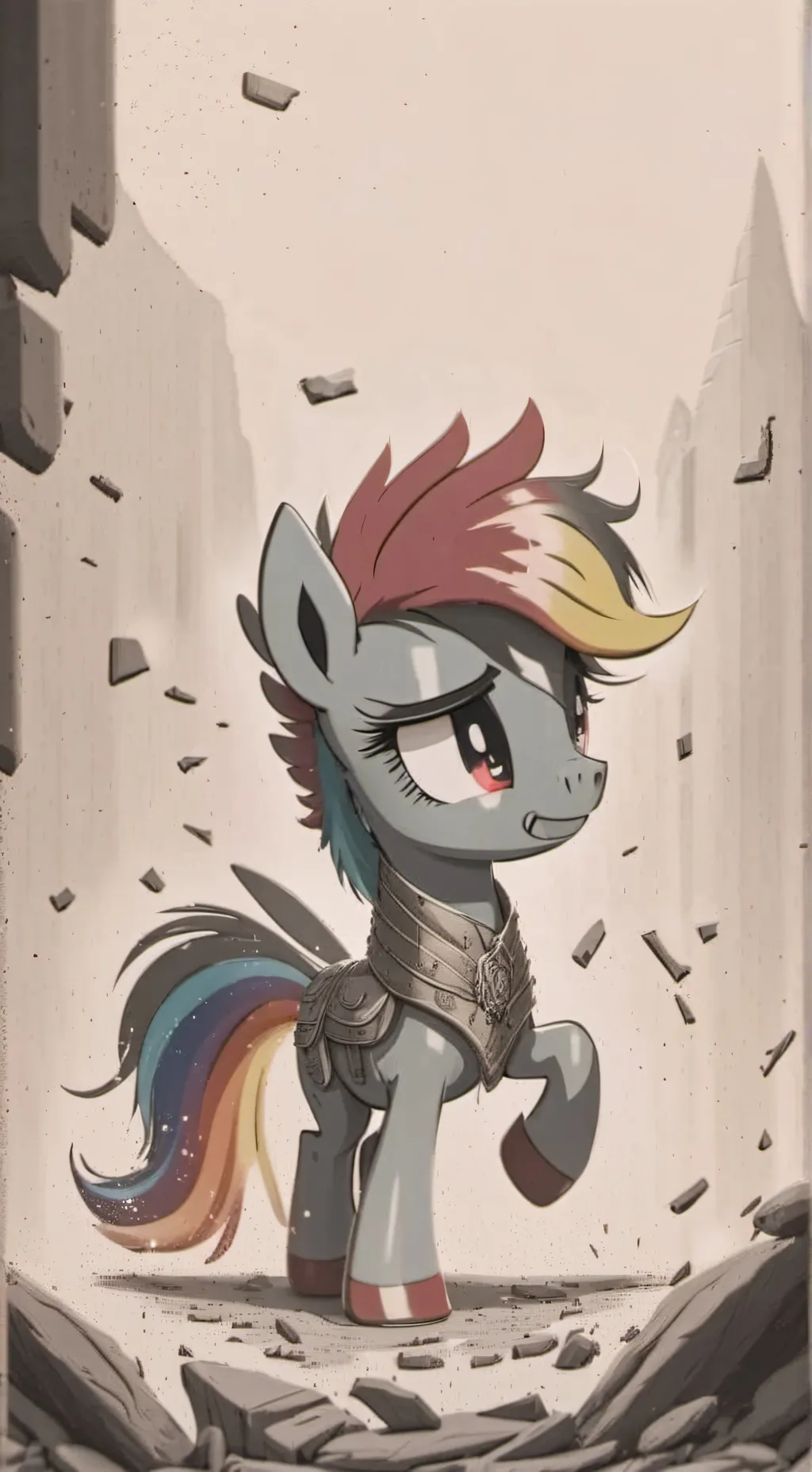 ai character: Rainbow Dash(Pibby background