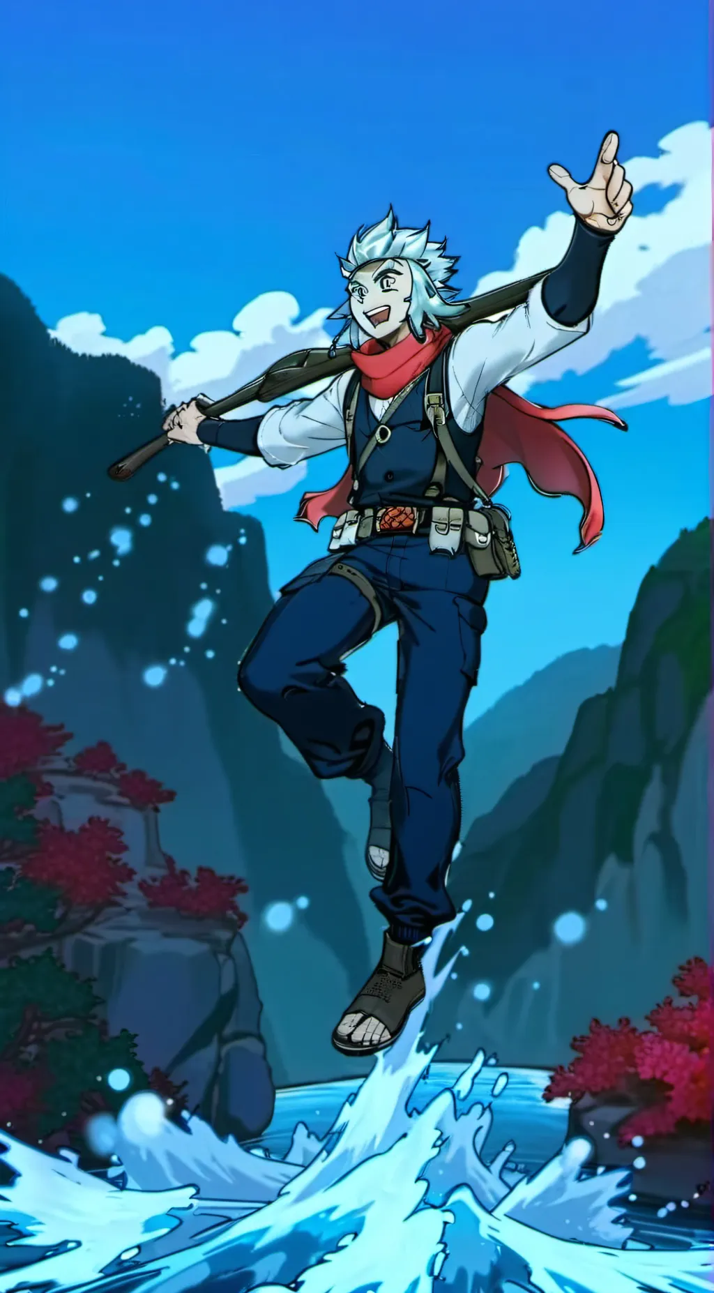 ai character: TADC Candy Canyon background