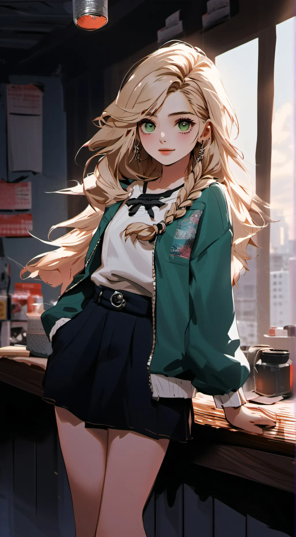 ai character: Ella background