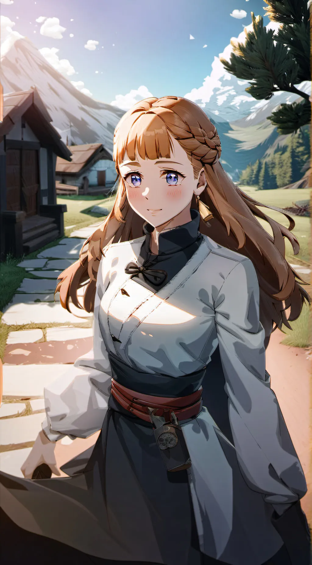 ai character: Mimosa background