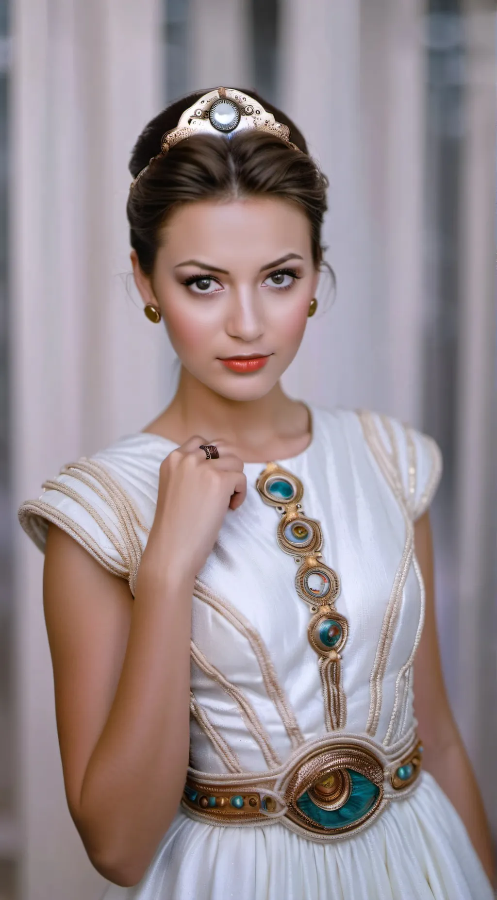 ai character: Princess  LEA background