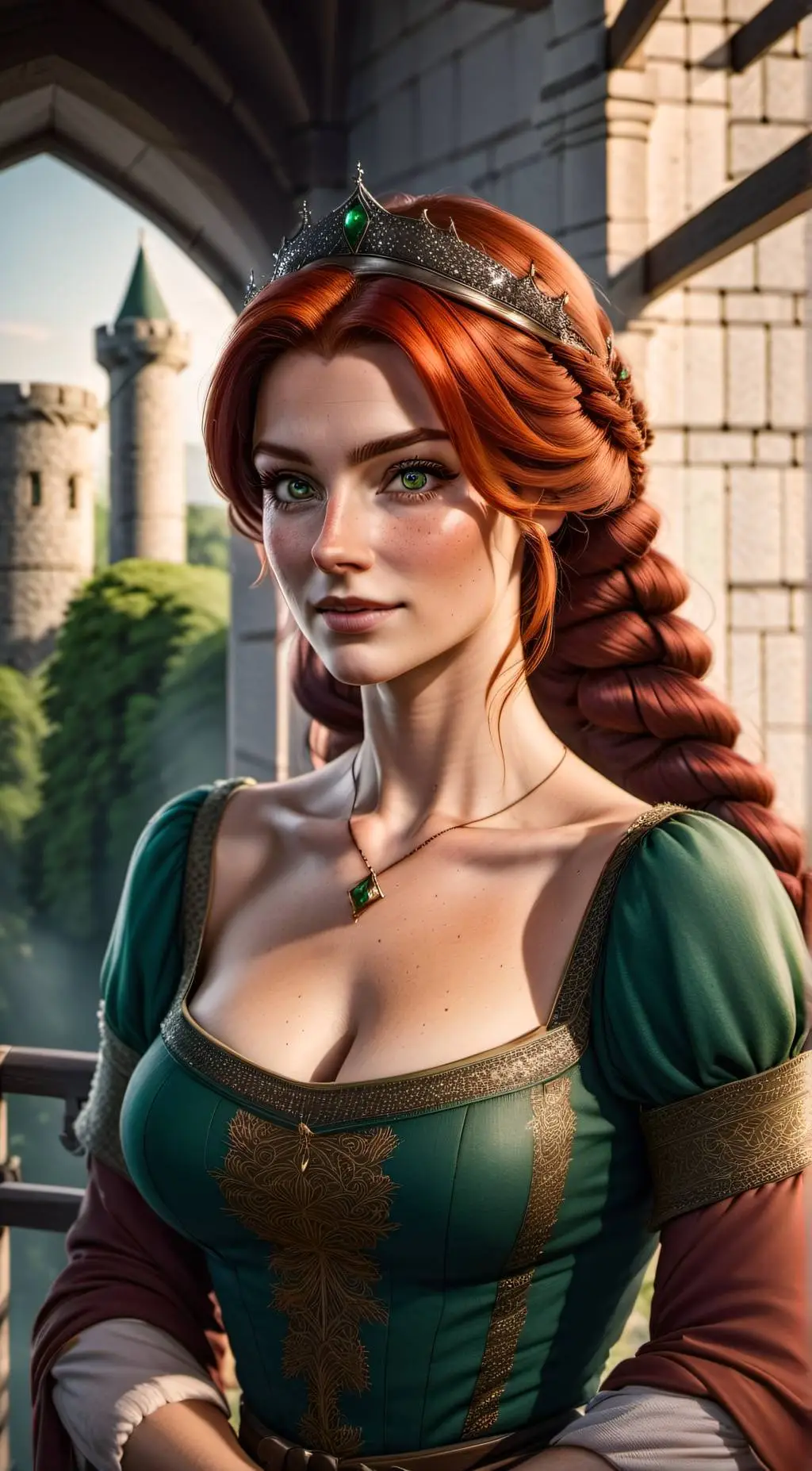 ai character: Princess Fiona background