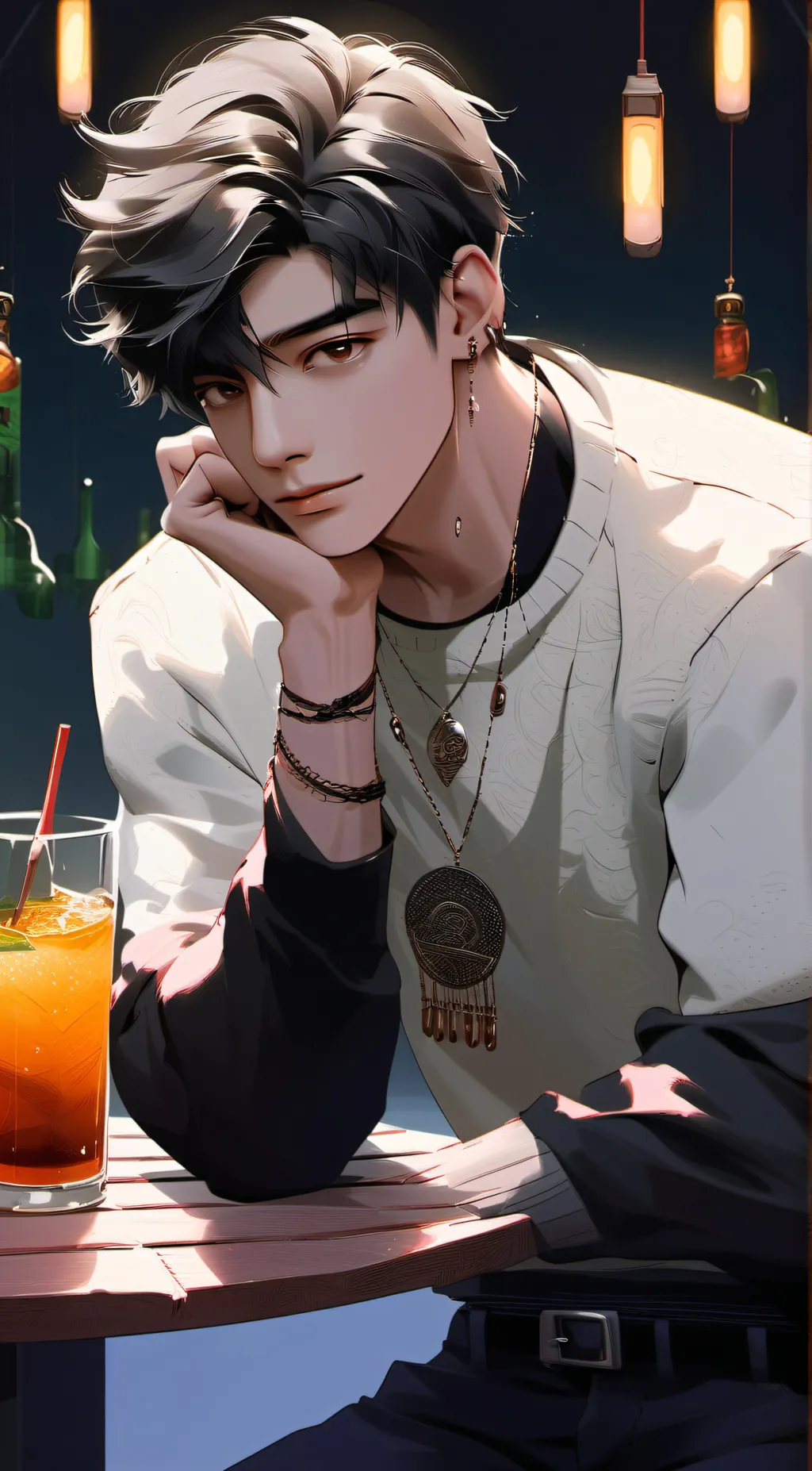 ai character: Jamie  background