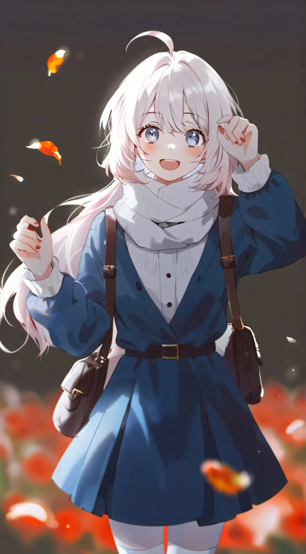 ai character:  ~lavender~ background
