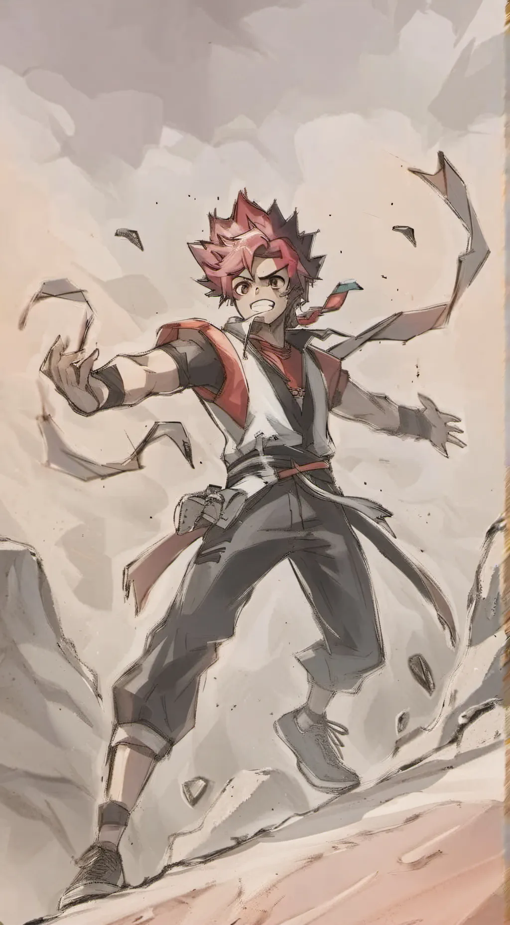 ai character: Hashiras background