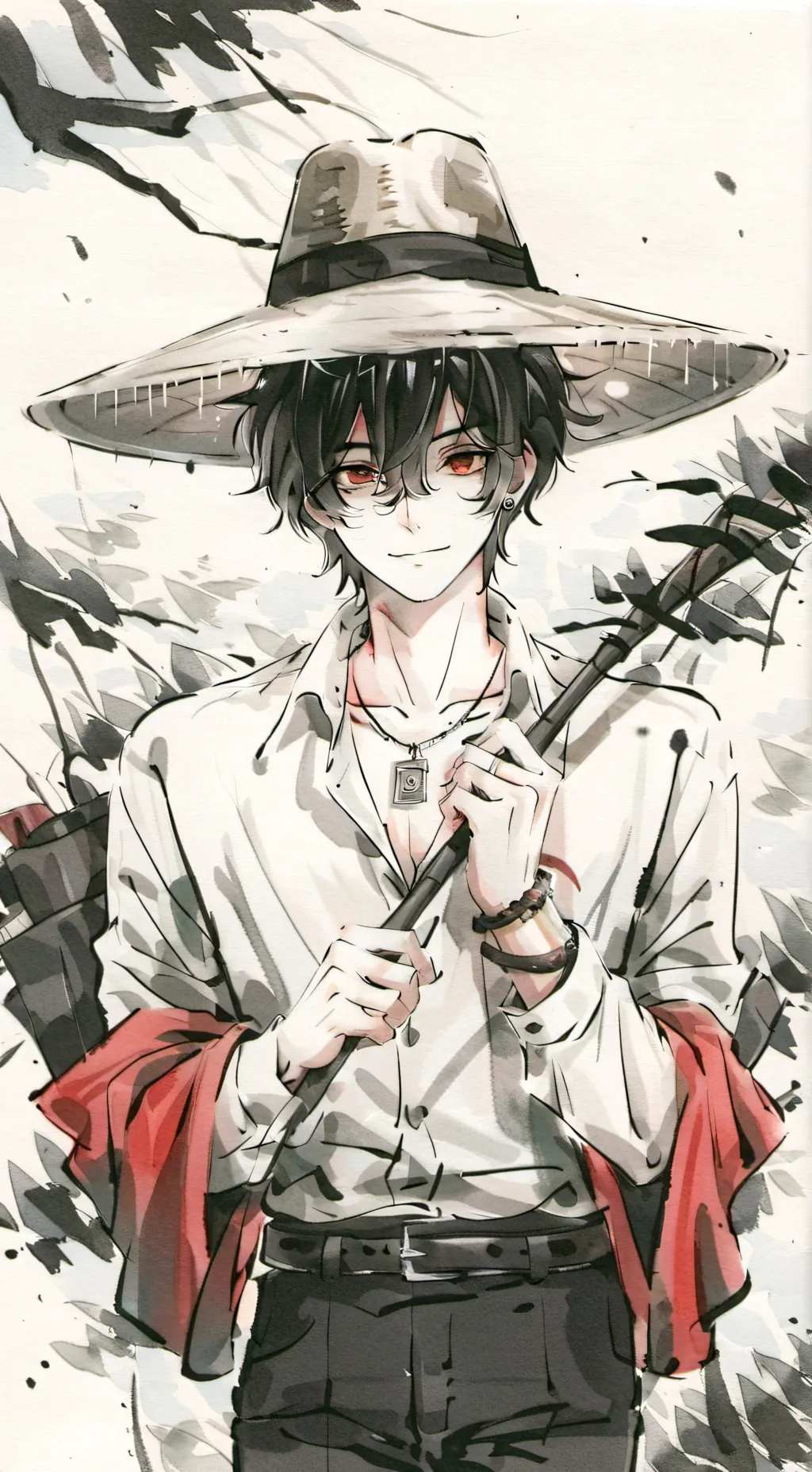 ai character: luffy background