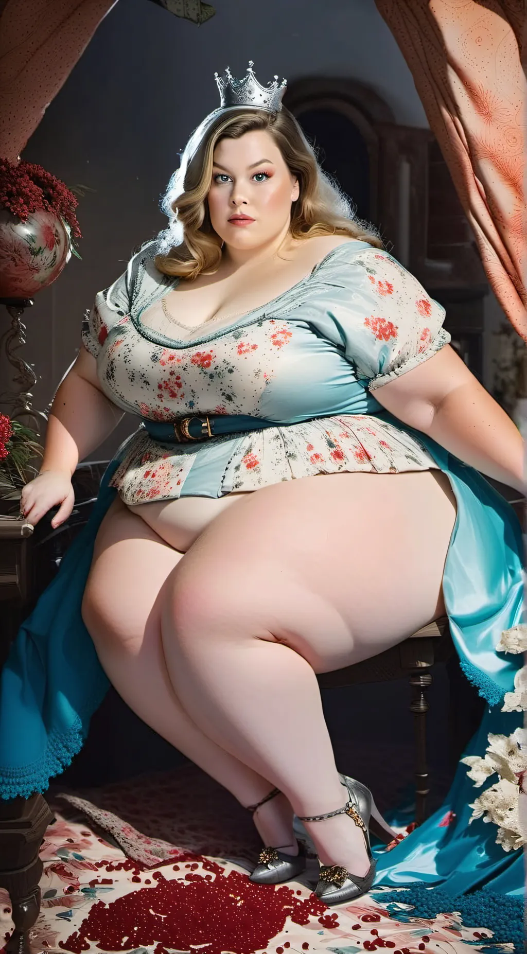 ai character: Ssbbw Queen background