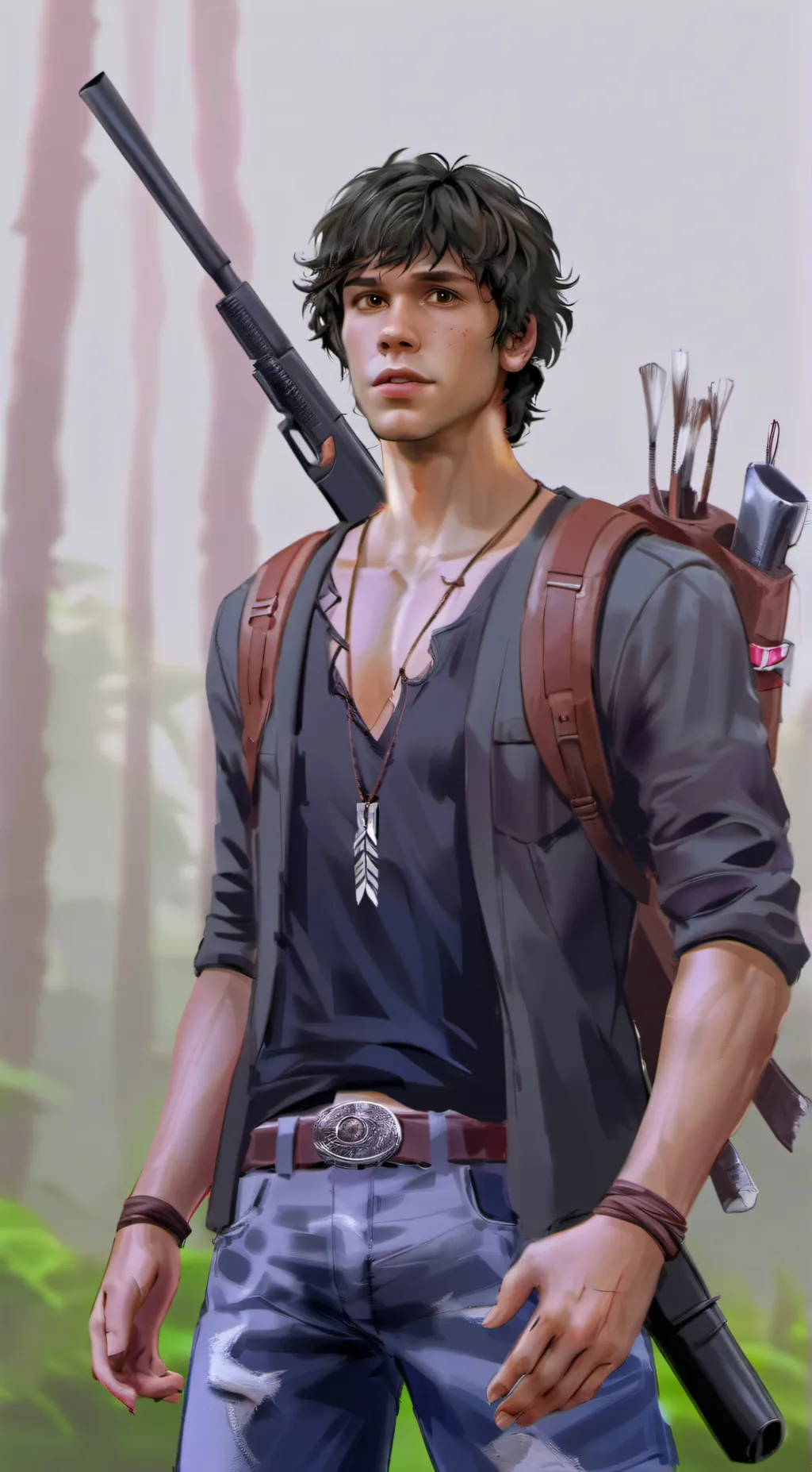 ai character: Bellamy Blake  background