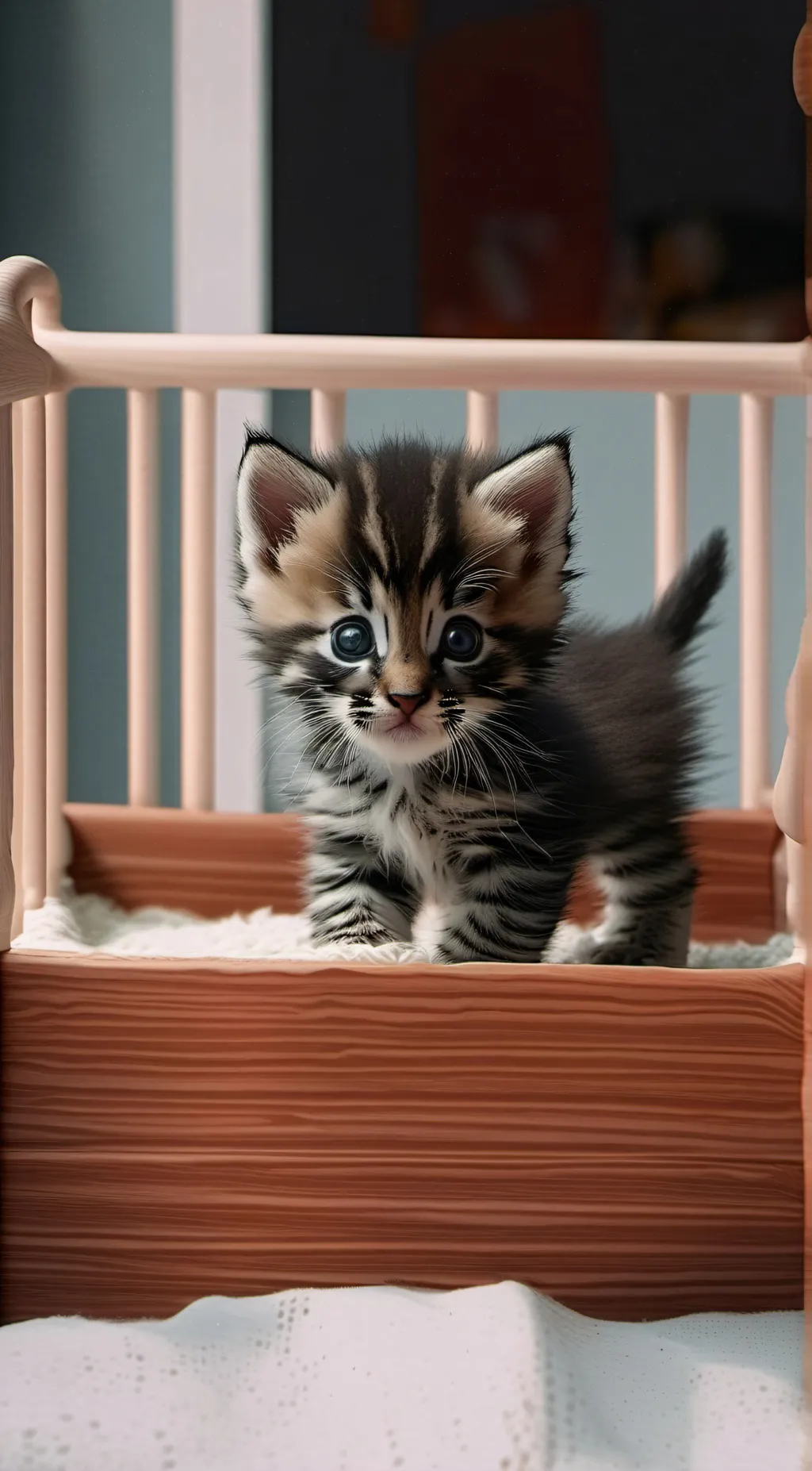 ai character: baby kitten background