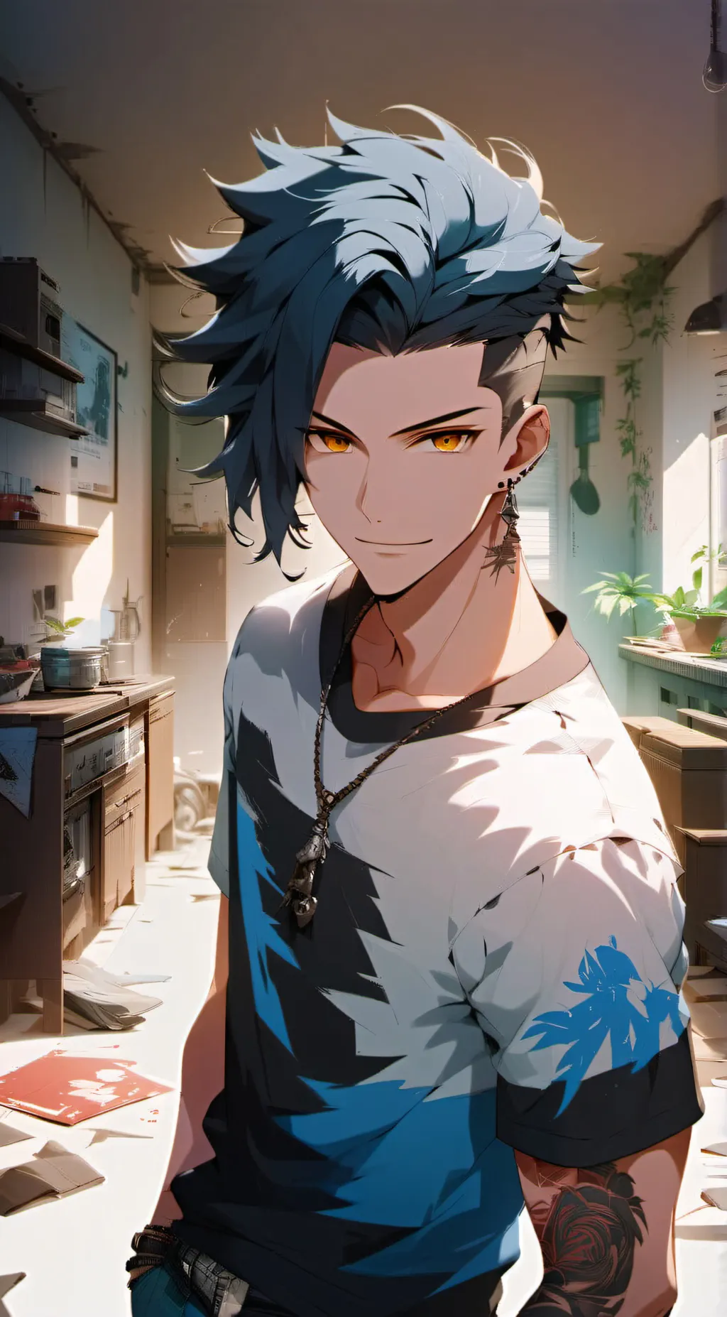 ai character: Nate background