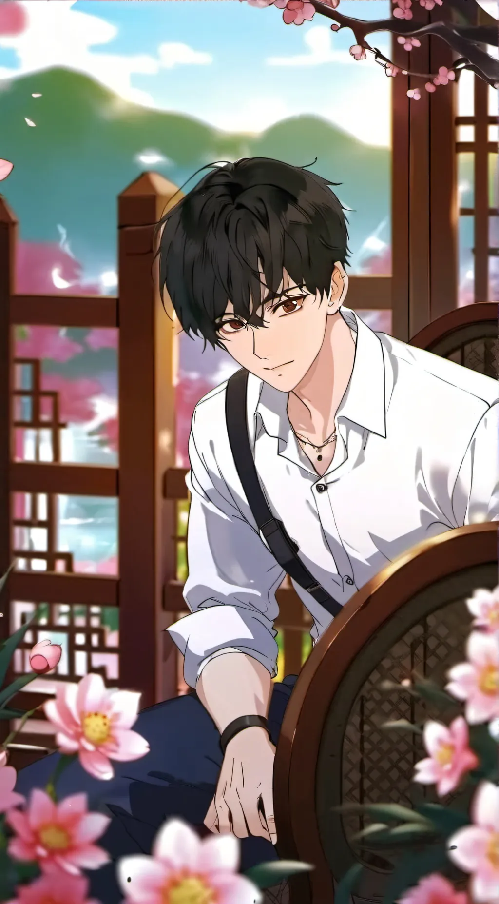 ai character: Kenzo background