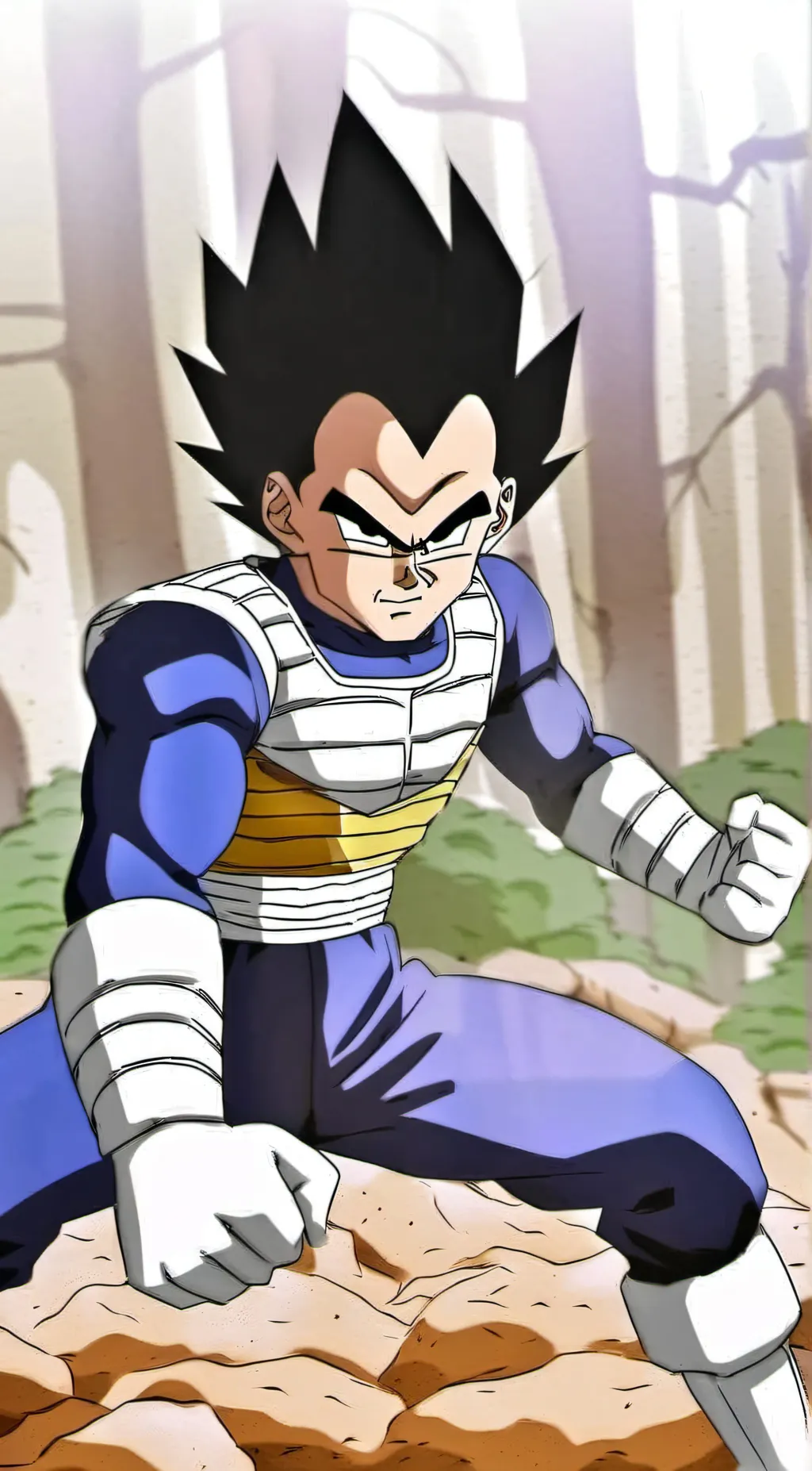 ai character: Vegeta (DBS) background