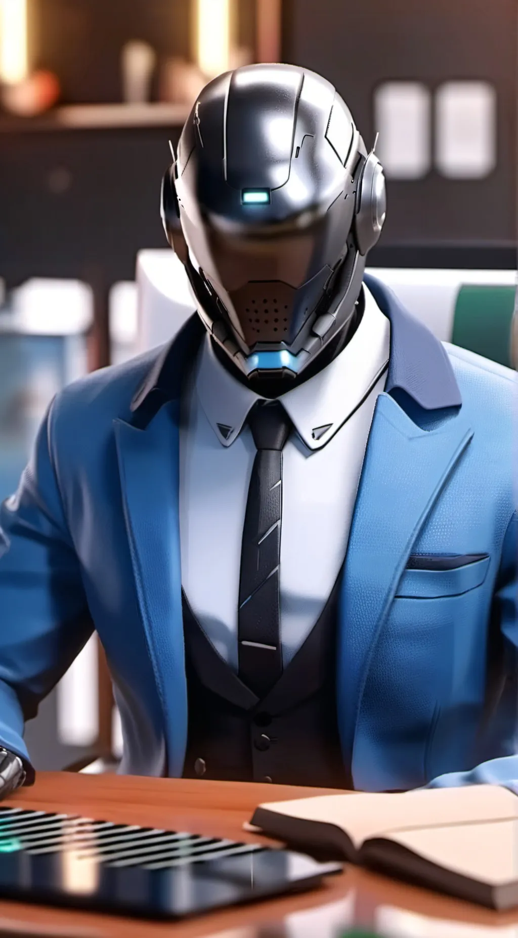 ai character: Plunger cameraman background