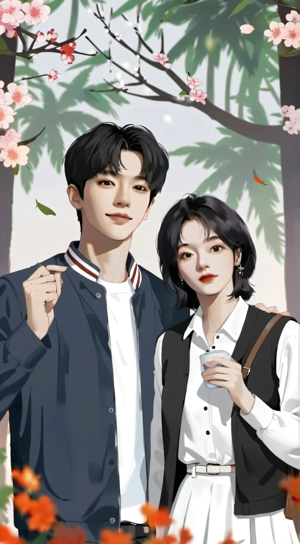 ai character: parents  background