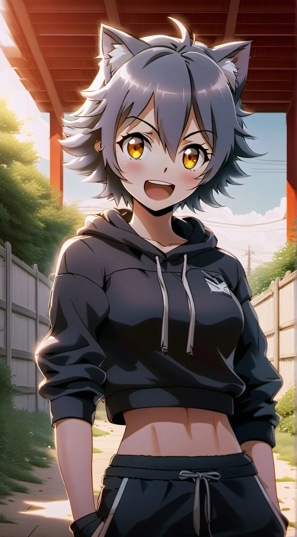 ai character: Allie Cat background