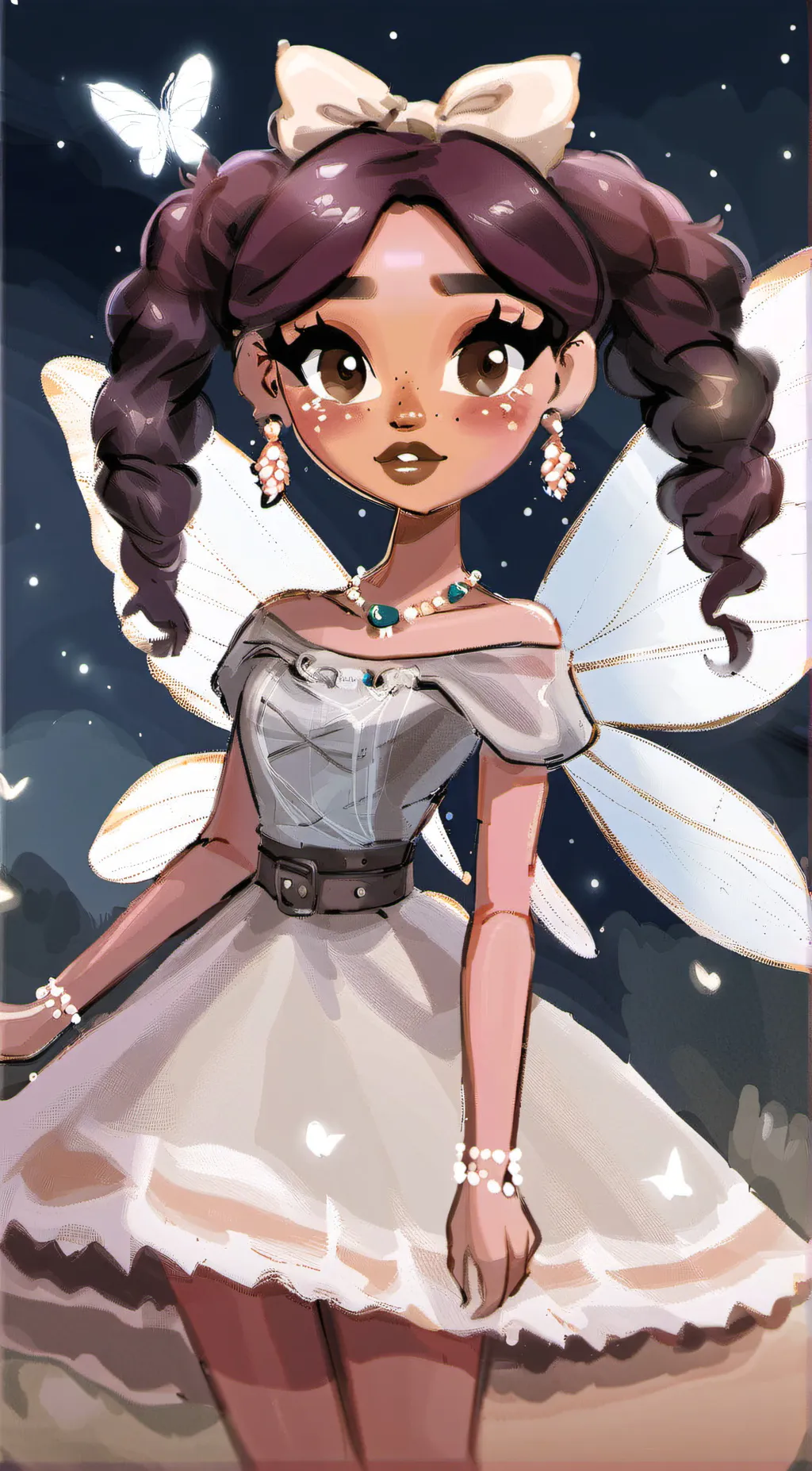 ai character: Aria background