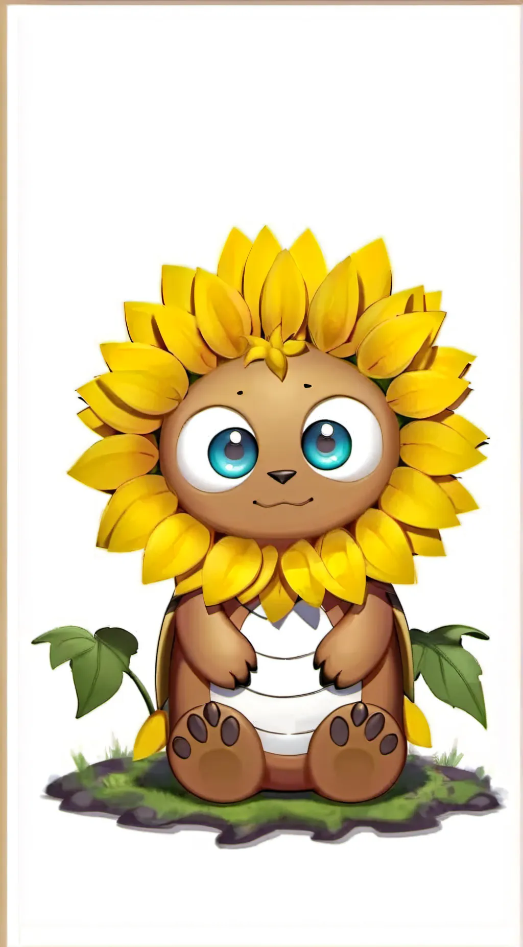 ai character: Flowah background