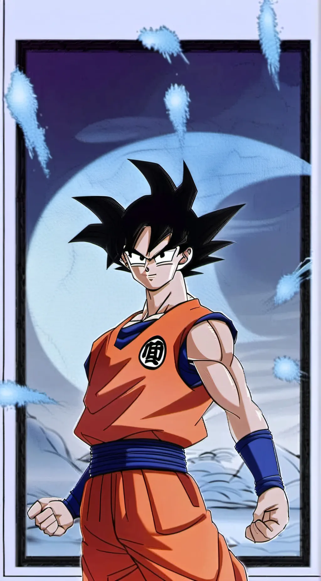 ai character: Goku(DBS) background