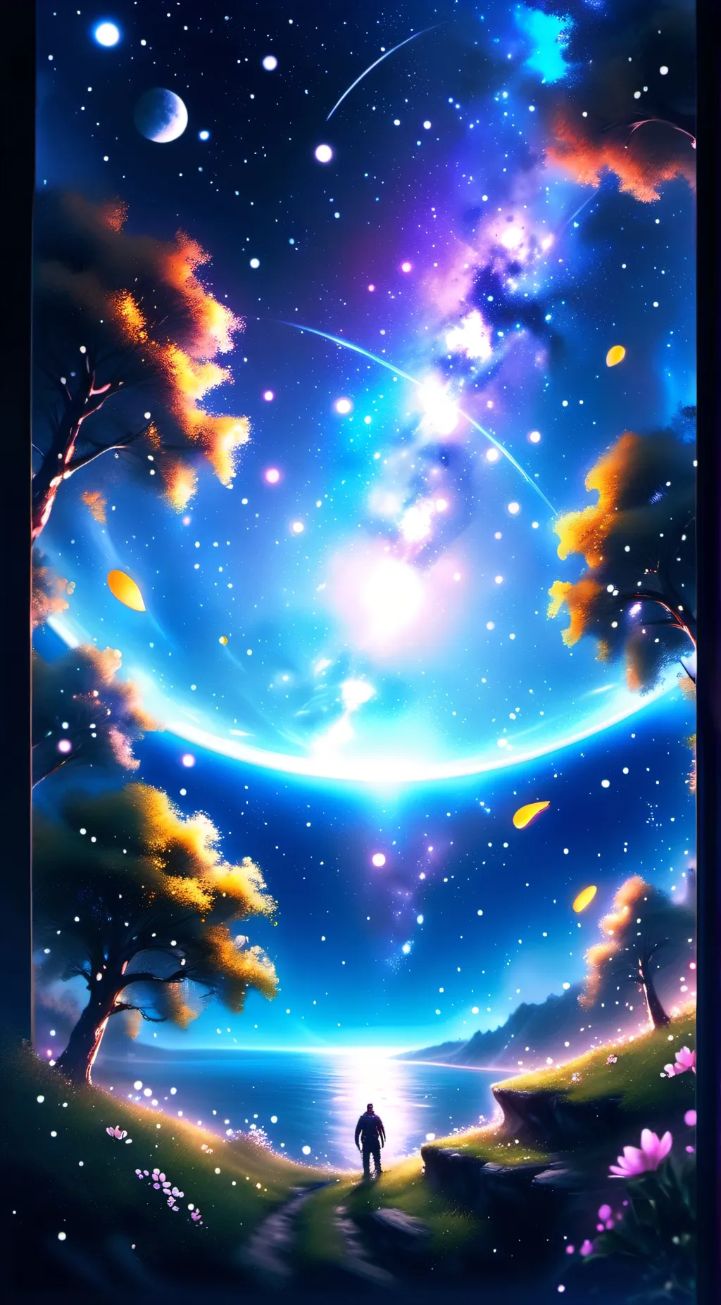 ai character: Angel  x vaggie background