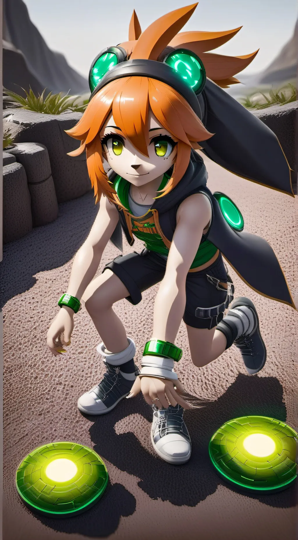 ai character: Milla Basset background