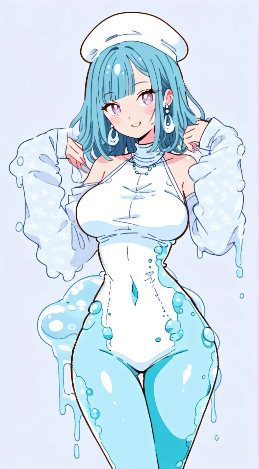 ai character: slimy background