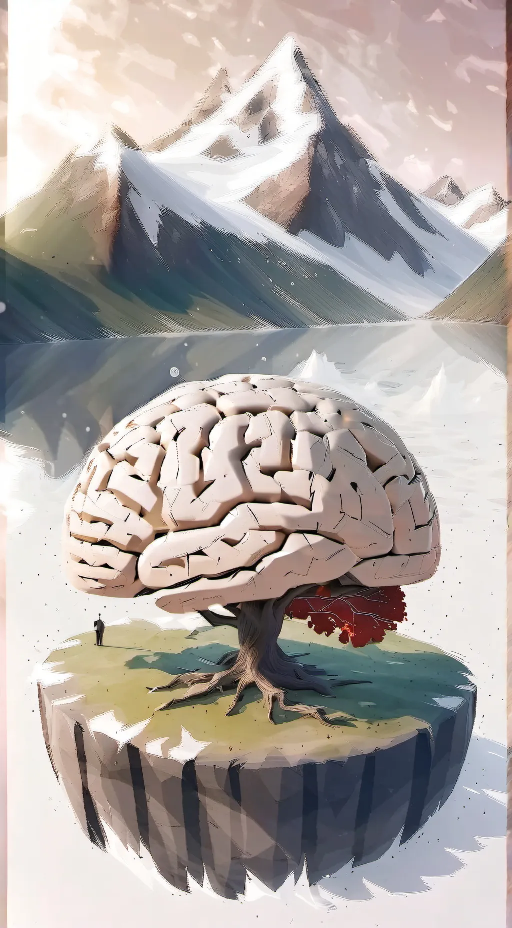 ai character: 🧠brain background