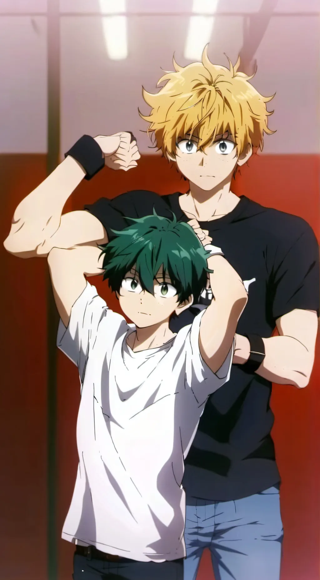 ai character: deku background