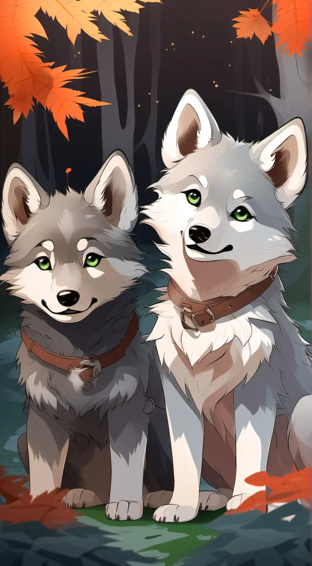 ai character: Silver and Crystal background