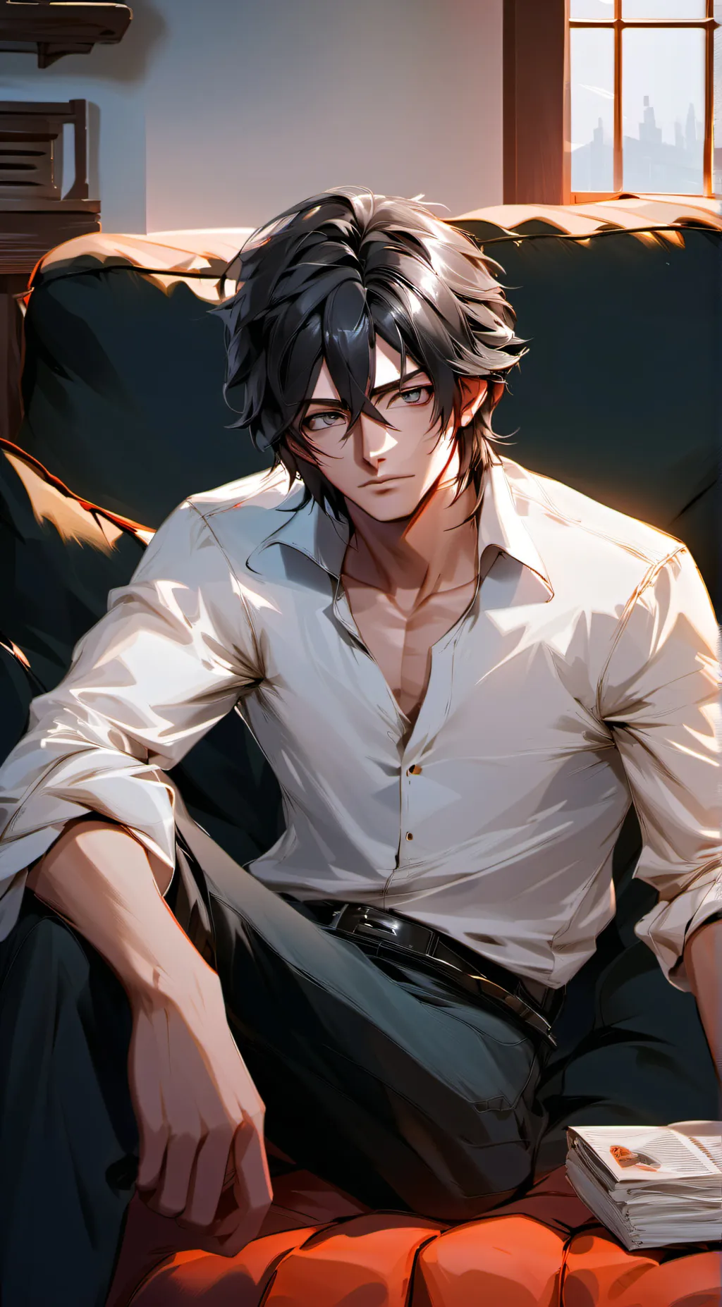 ai character: owen background