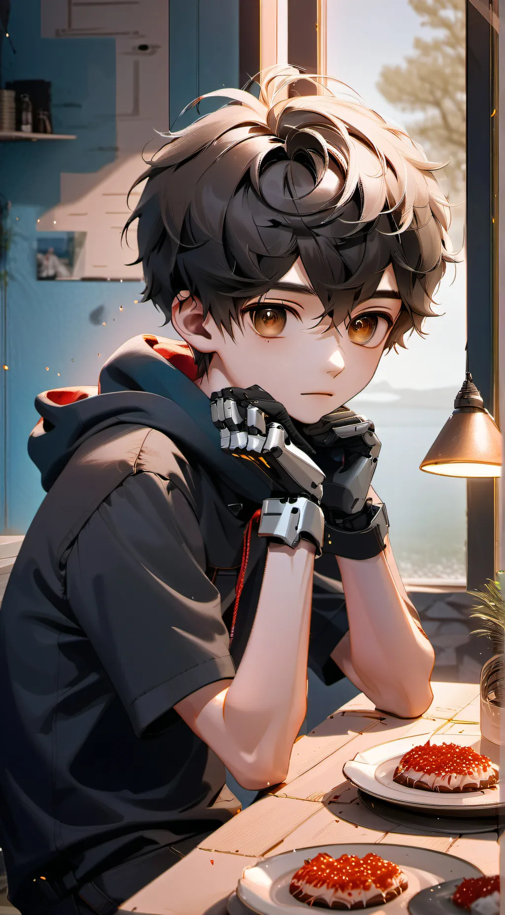 ai character: Victor  background