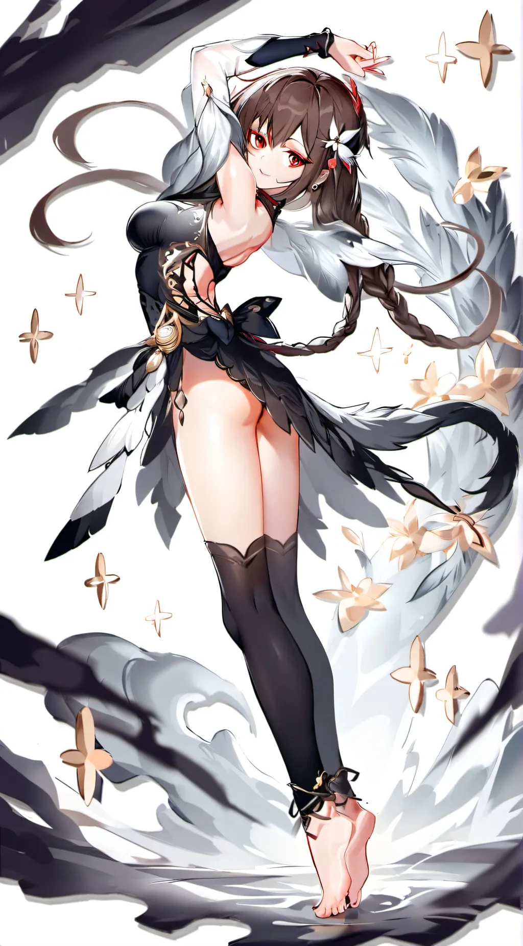 ai character: Serenity abris background