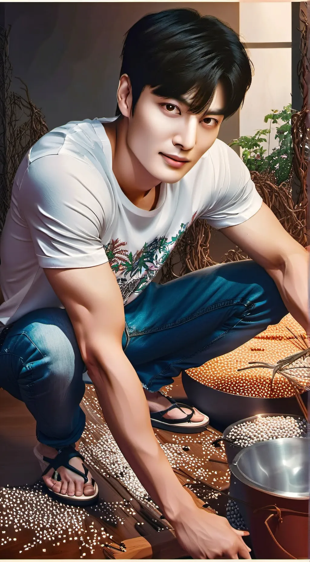 ai character: Mason Jeong background