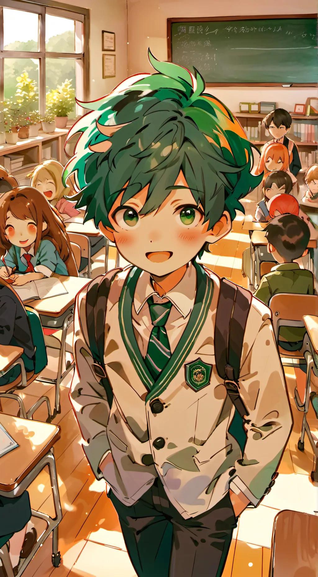 ai character: Class 1-A ❤️ background
