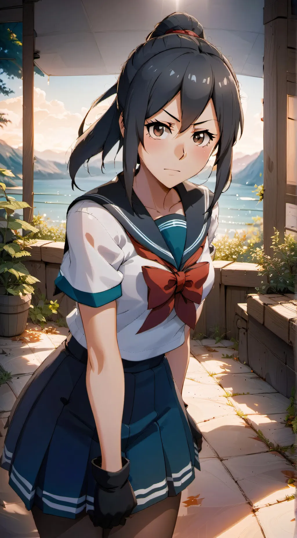 ai character: Ayano Aishi background