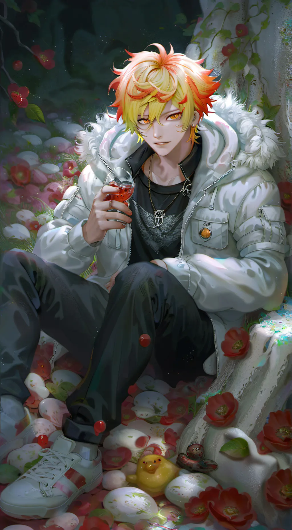 ai character: ❤️Bakugo❤️ background