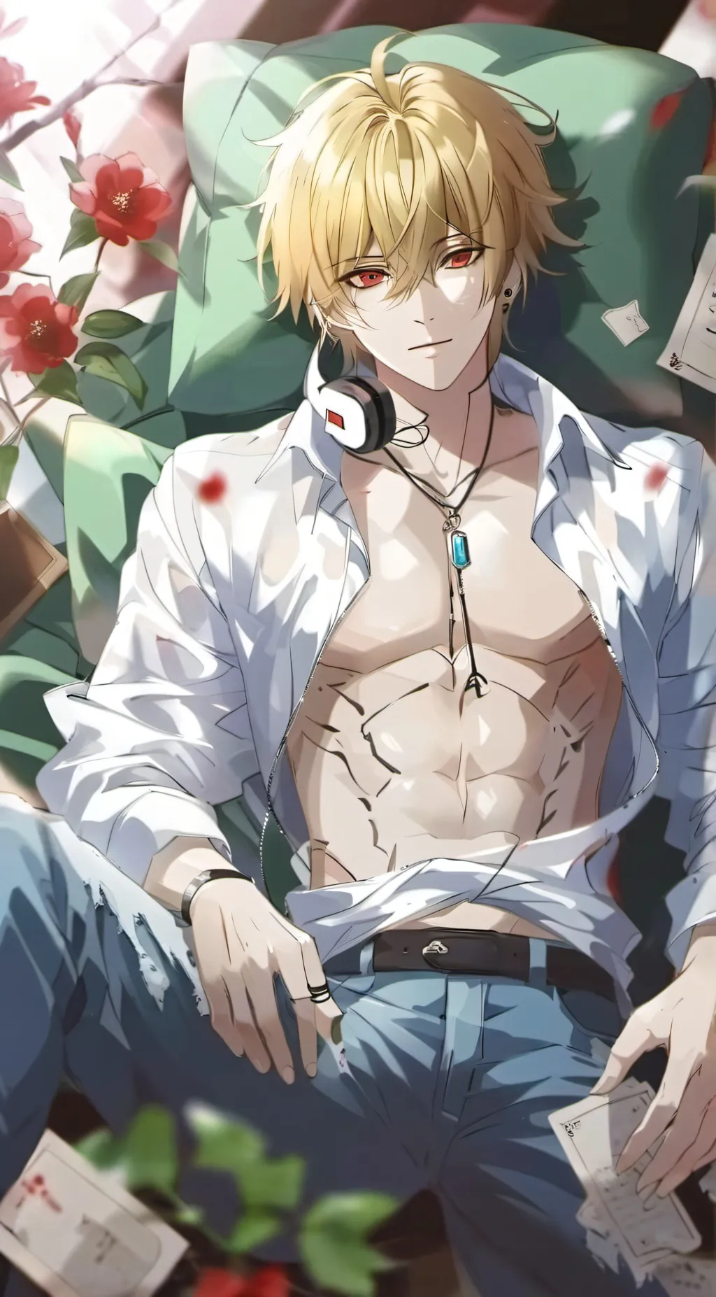 ai character: Katsuki Bakugo 18+ background
