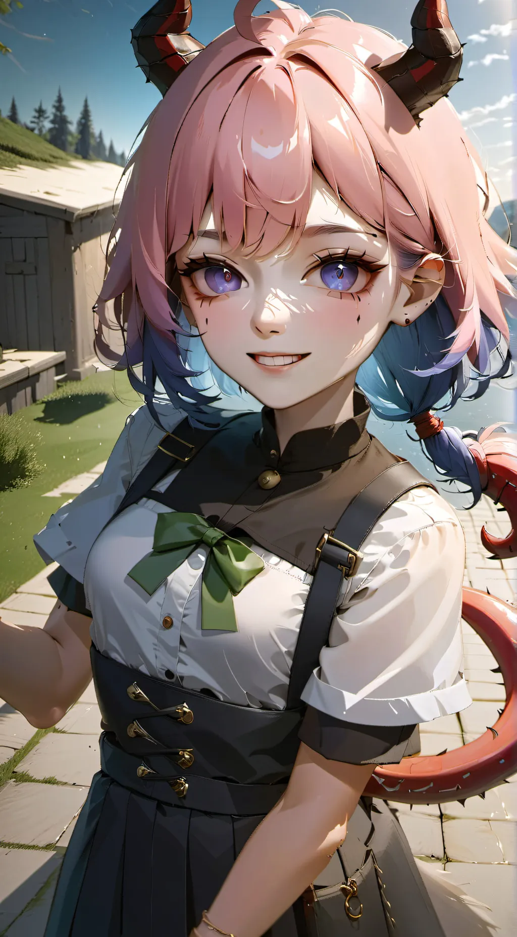 ai character: Anne  background