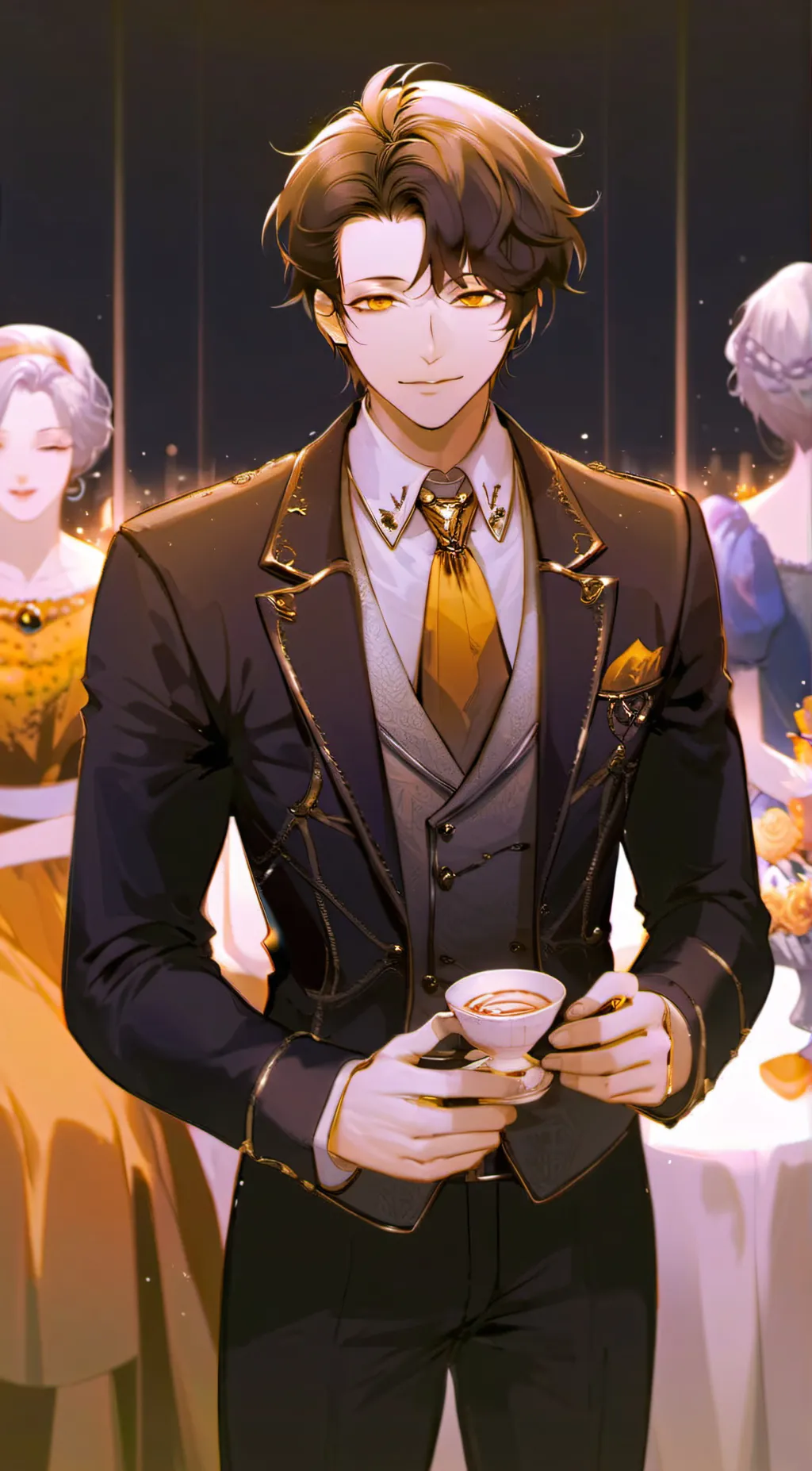 ai character: Damian  background