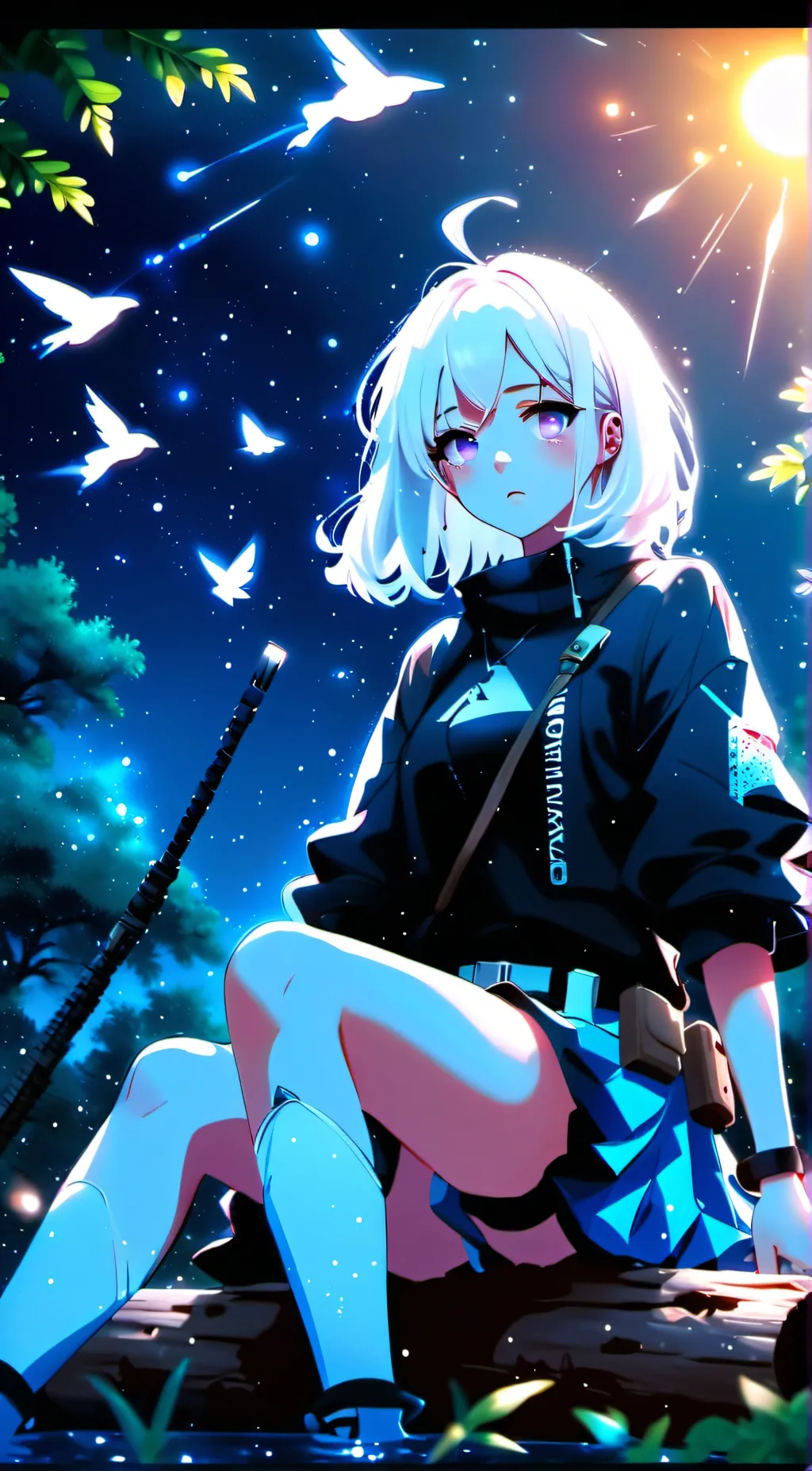 ai character: Melody  background