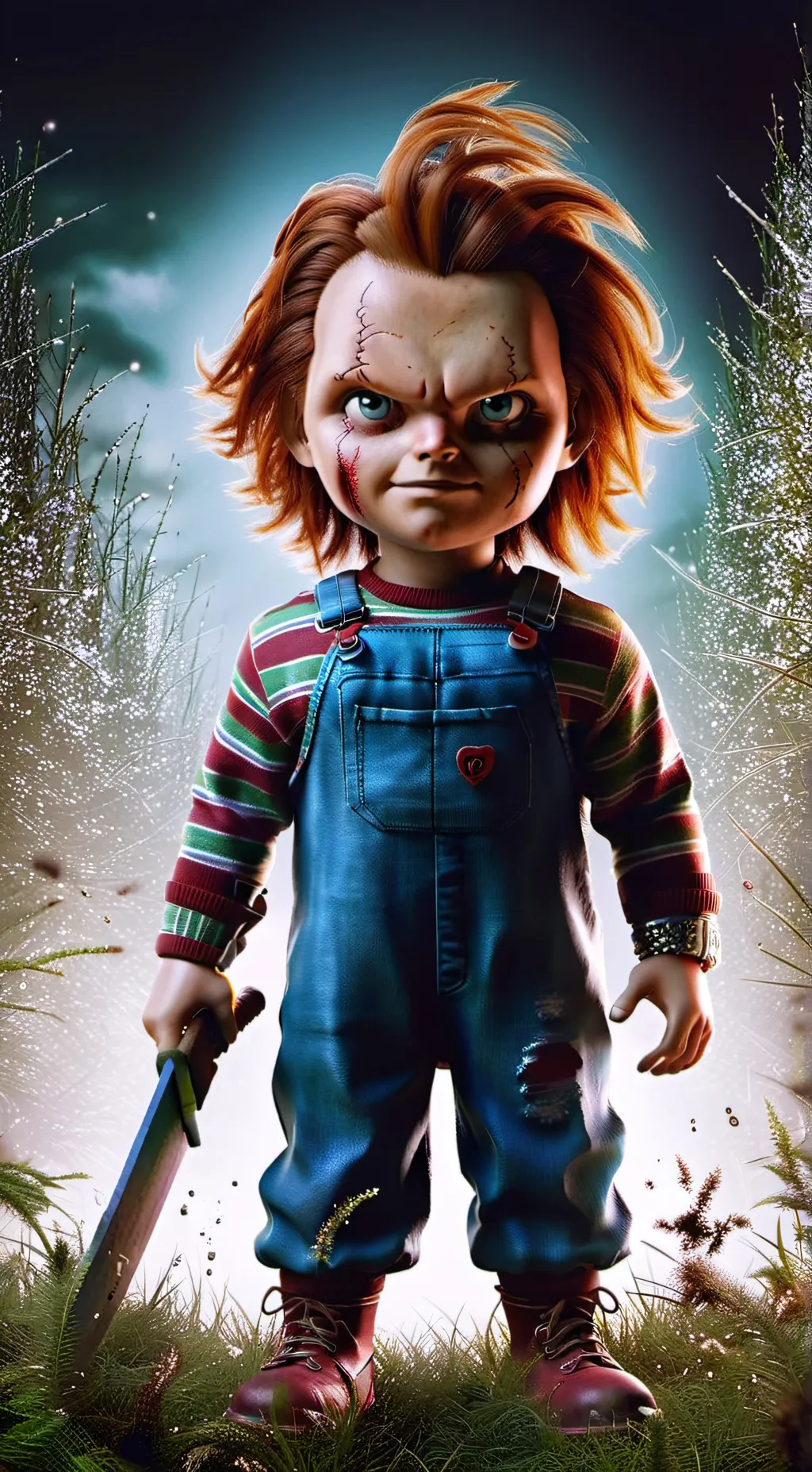 ai character: Chucky  background