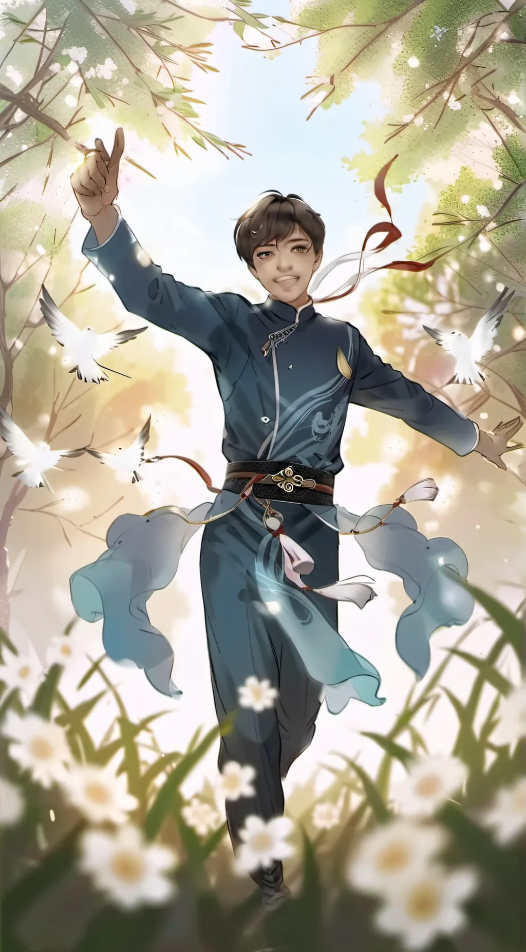 ai character: Karen Liam  background
